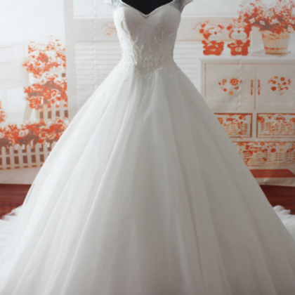 Wedding Dress, Princess Tulle Wedding..