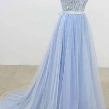 Halter Neck Prom Dress Long With Appliques And..