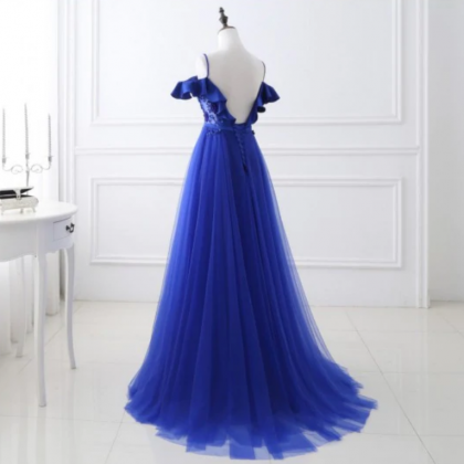 Prom Dresses,royal Blue Prom Dress Long Evening..