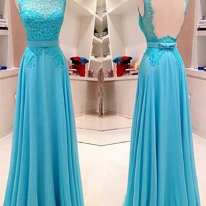 Prom Dress,prom Dresses,lace Backless Evening..