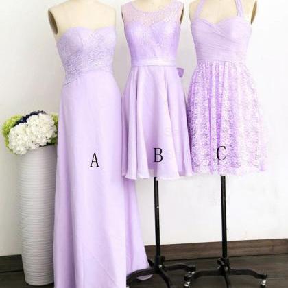 Purple Bridesmaid Dress, Long Bridesmaid Dress,..