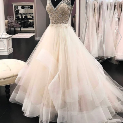 2022 Wedding Dresses, Crystal Wedding Dress, Ball..