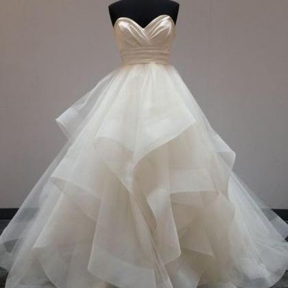 Ball Gown Wedding Dress, Sweetheart Wedding..