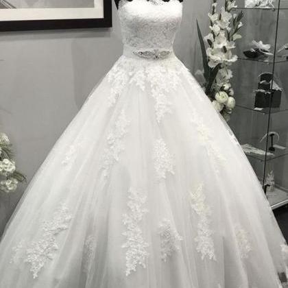 Romantic Wedding Dress,tulle Wedding..