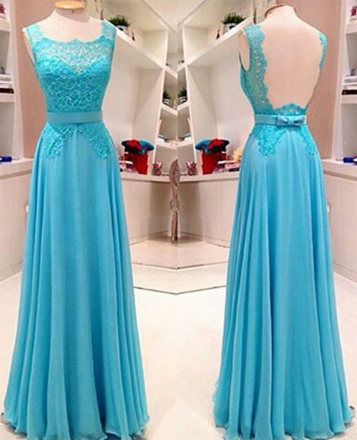 Prom Dress,prom Dresses,lace Backless Evening Dress,chiffon Evening Dresses,women Dress