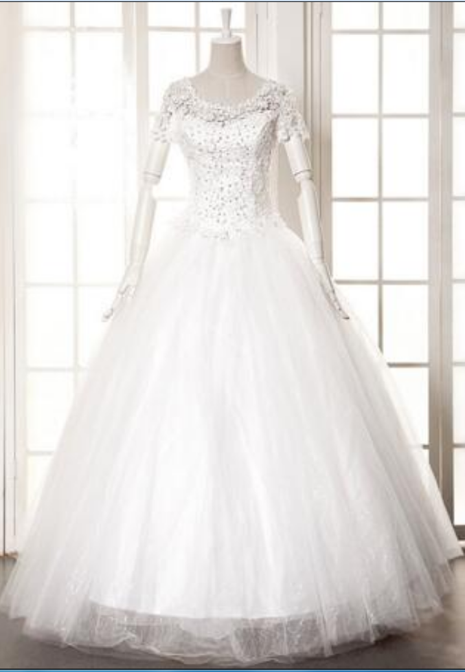 Plus Size Bridal Gown Women Lace Fashion Sexy Romantic Luxury Beads Embroidery Long Elegant Bling
