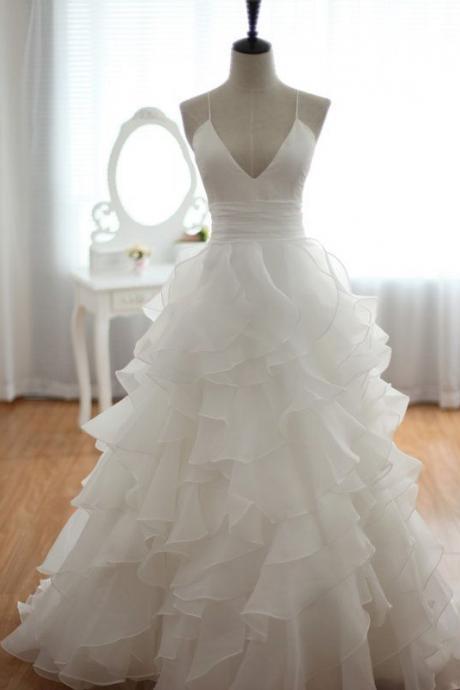 Ulass Beach Wedding Dress,a-line Wedding Dress, Wedding Dress,spaghetti Straps Wedding Dress,backless Wedding Dress,sexy Wedding Dress,bridal