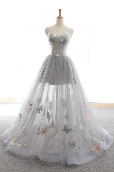 Prom Dresses,sweetheart Tulle Long Prom Dress Evening Dress