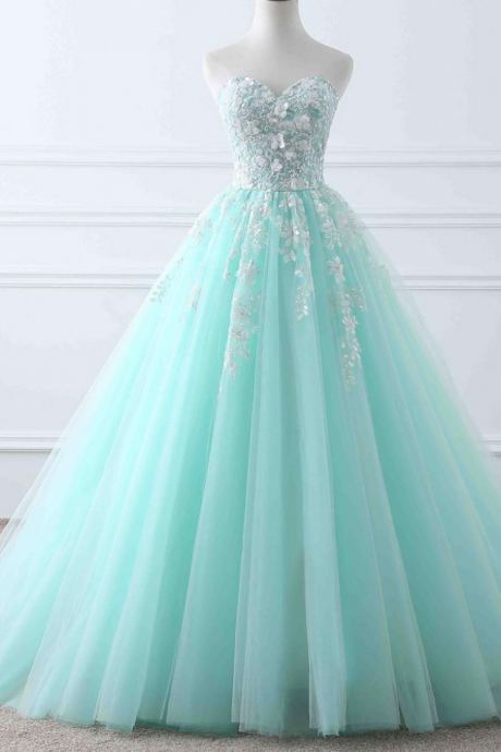 Prom Dresses,sweetheart Quinceanera Gown,lace Sweet Formal Dress