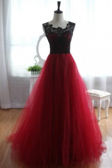 Sexy Ball Gown Burgundy Prom Dresses,floor-length Prom Dresses,sweet 16 Dresses,graduation Gowns, Prom Dresses