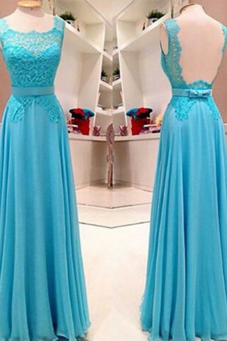 Prom Dress,prom Dresses,lace Backless Evening Dress,chiffon Evening Dresses,women Dress