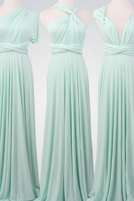 2018 Mint Bridesmaid Dress Different Style Bridesmaid Dress Chiffon Long Bridesmaid Dresses Bridesmaid Dress
