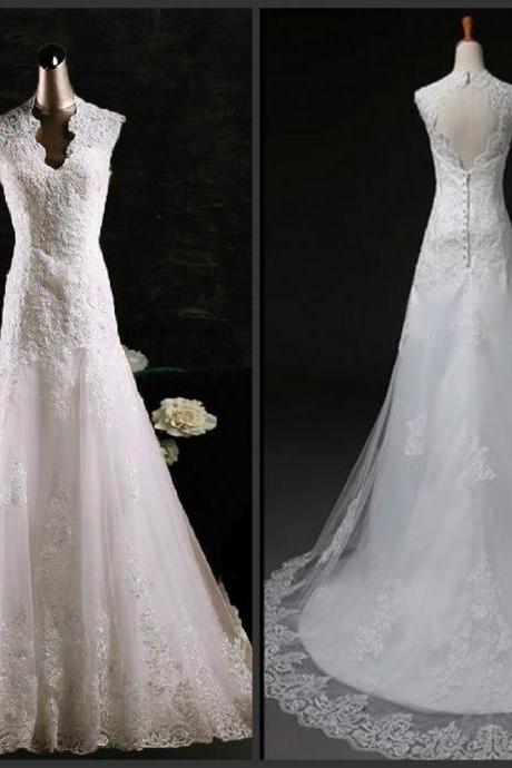 Wedding Dress, Wedding Dresses, V Neck Wedding Dresses, sexy backless wedding dresses, 2022 wedding dresses,Bridal Gown