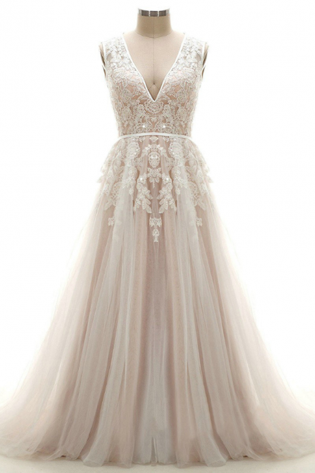 Open Back Wedding Dress,Colorful Wedding Dresses,Custom Bridal Dress