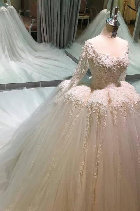 Wedding Dresses, Wedding Gown,ball Gown Wedding Dresses With Illusion Back 2022 Design Princess Wedding Dresses